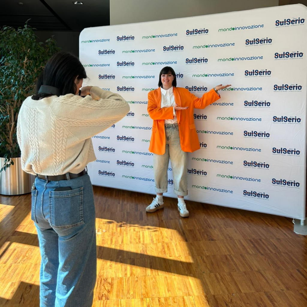 backstage dello shooting fotografico per l'evento mondoinnovazione curato da mt consulting